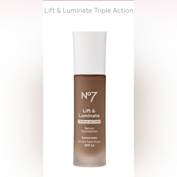 N0 7 Lift & Luminate Triple Action Serum Foundation Cedar New in Package - Picture 1 of 12